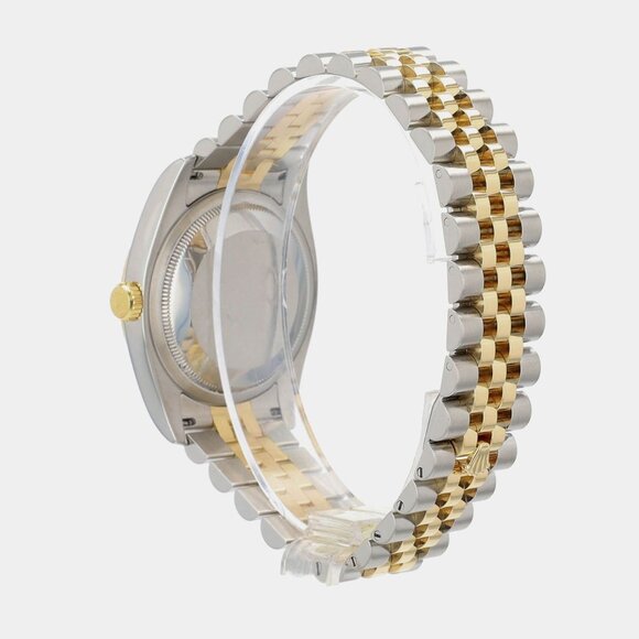 Rolex Datejust 116233 Two-Tone 18KY & Steel Champagne Index Jubilee 36mm Watch - Picture 5 of 9